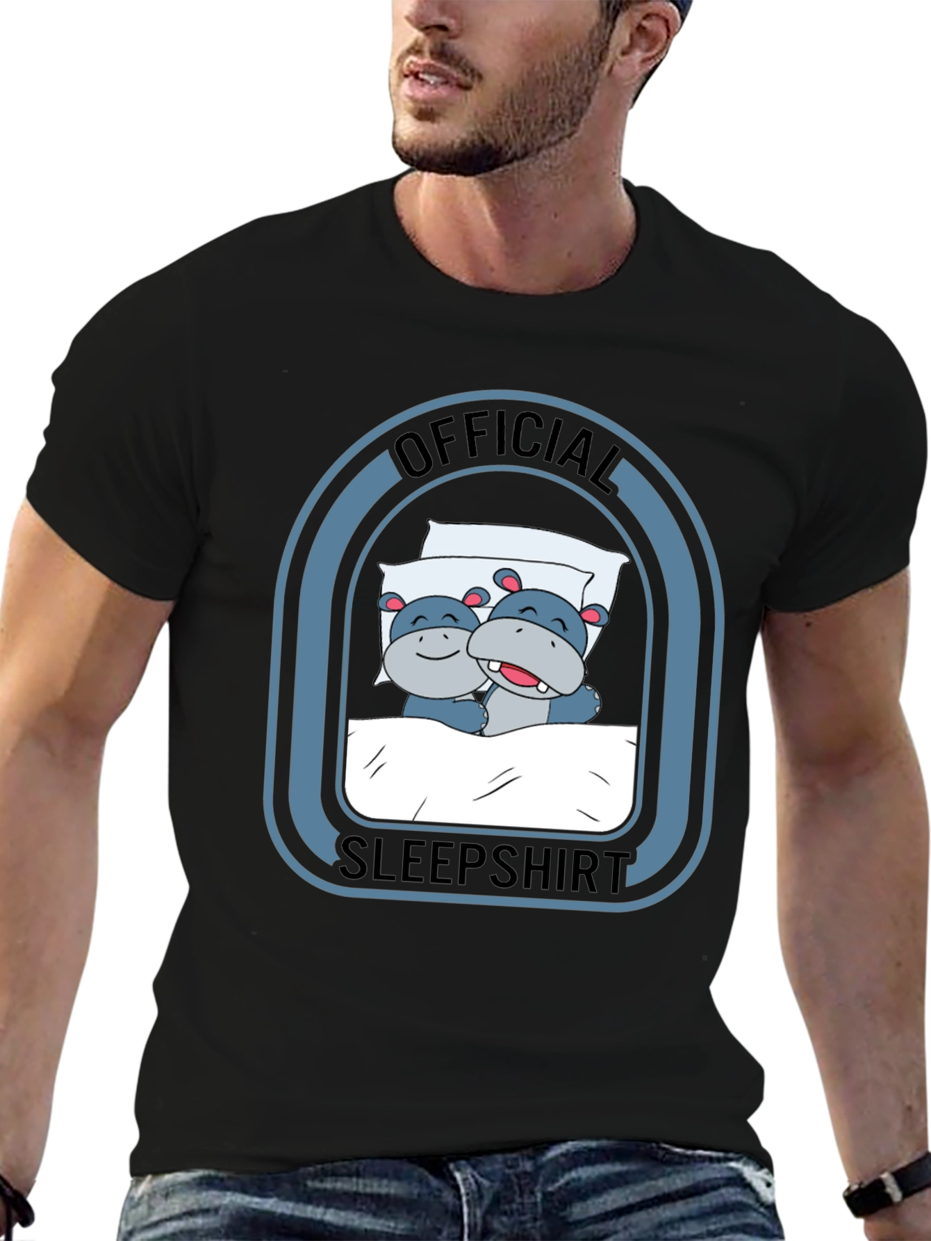 Official Sleepshirt: Hippo Pajama Tee