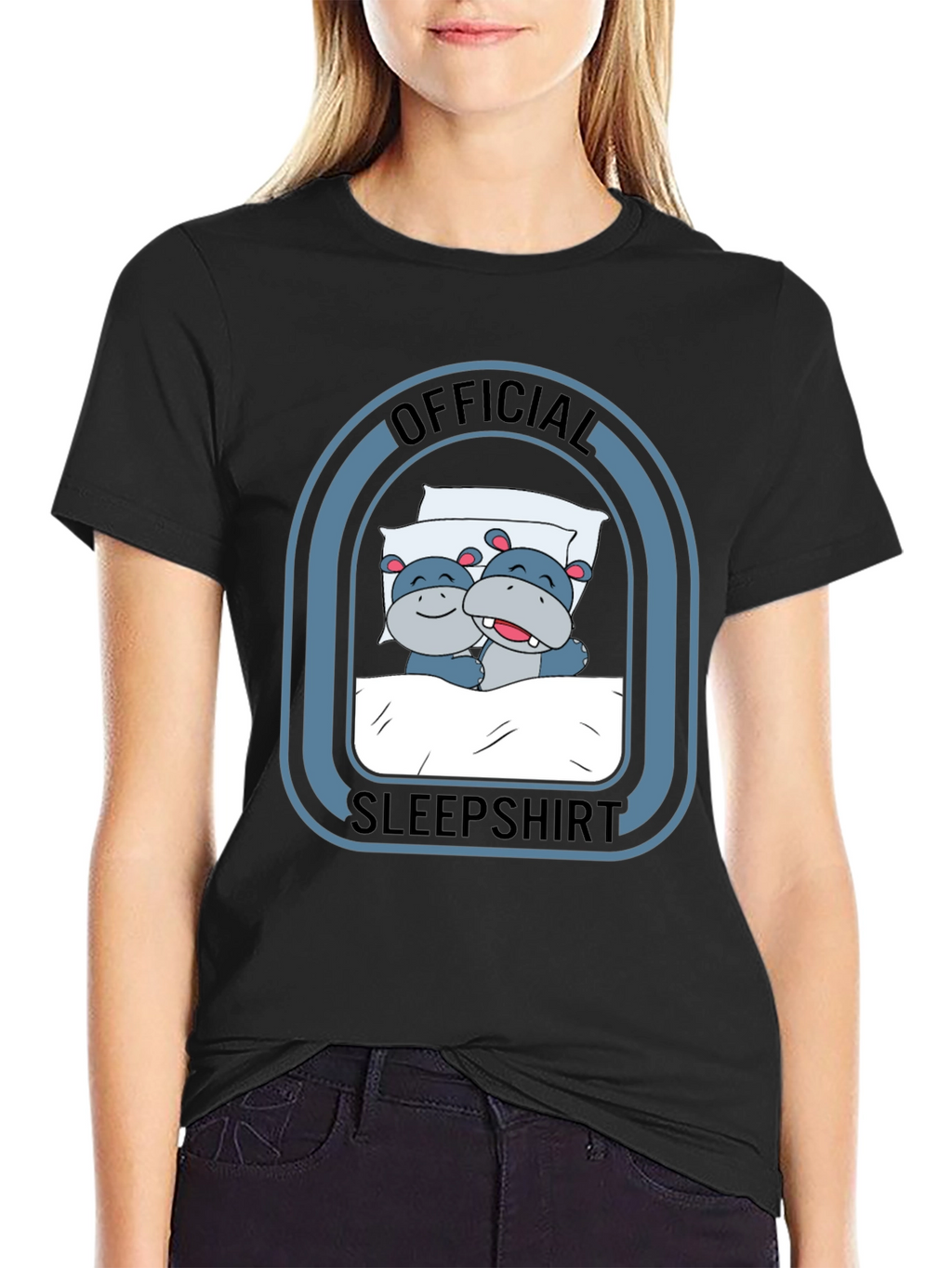 Official Sleepshirt: Hippo Pajama Tee