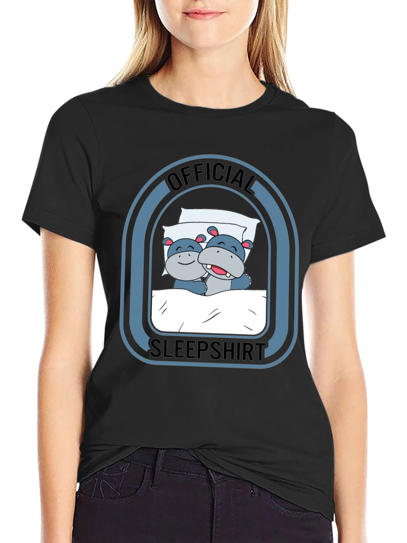 Official Sleepshirt: Hippo Pajama Tee