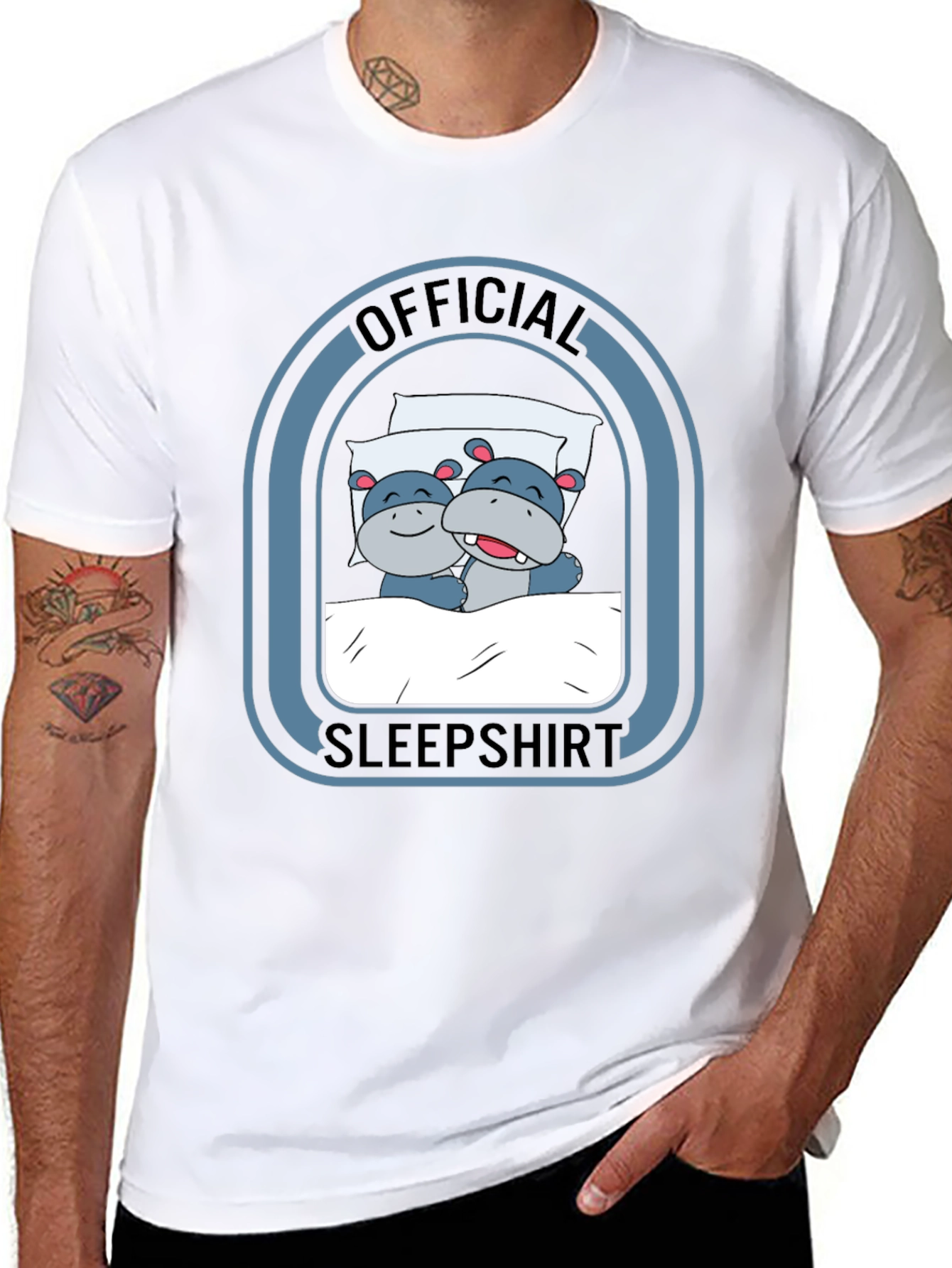 Official Sleepshirt: Hippo Pajama Tee