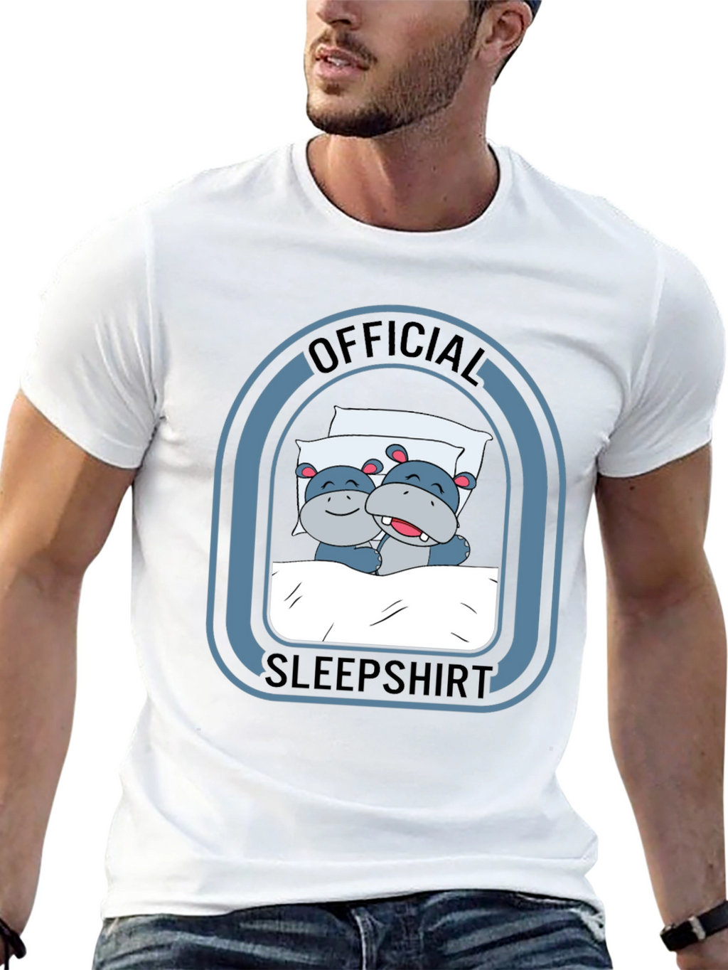 Official Sleepshirt: Hippo Pajama Tee