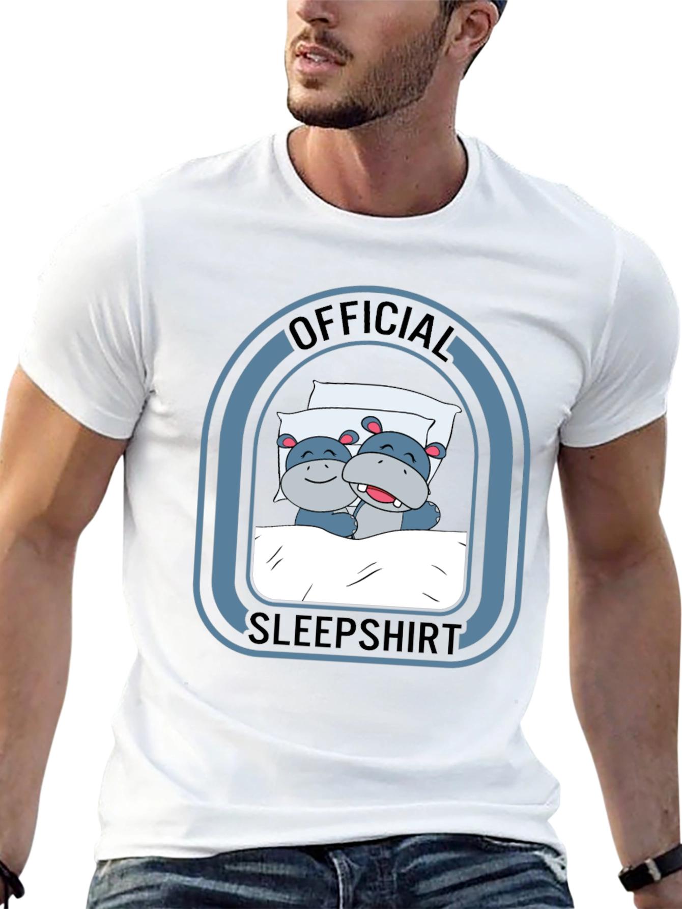 Official Sleepshirt: Hippo Pajama Tee