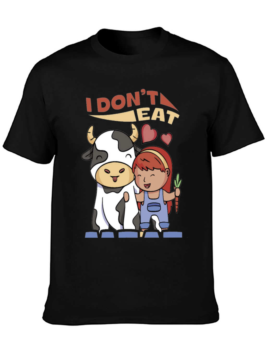 Vegan T-Shirt: I Dont Eat Meat Graphic Tee