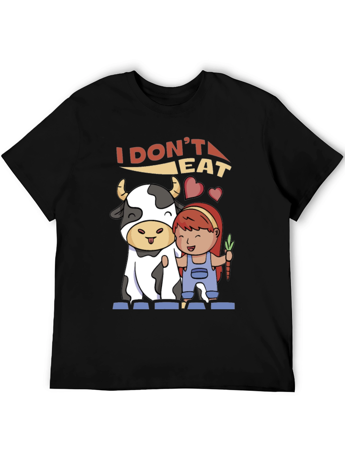 Vegan T-Shirt: I Dont Eat Meat Graphic Tee