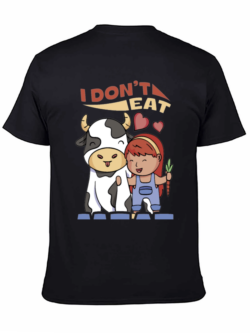 Vegan T-Shirt: I Dont Eat Meat Graphic Tee