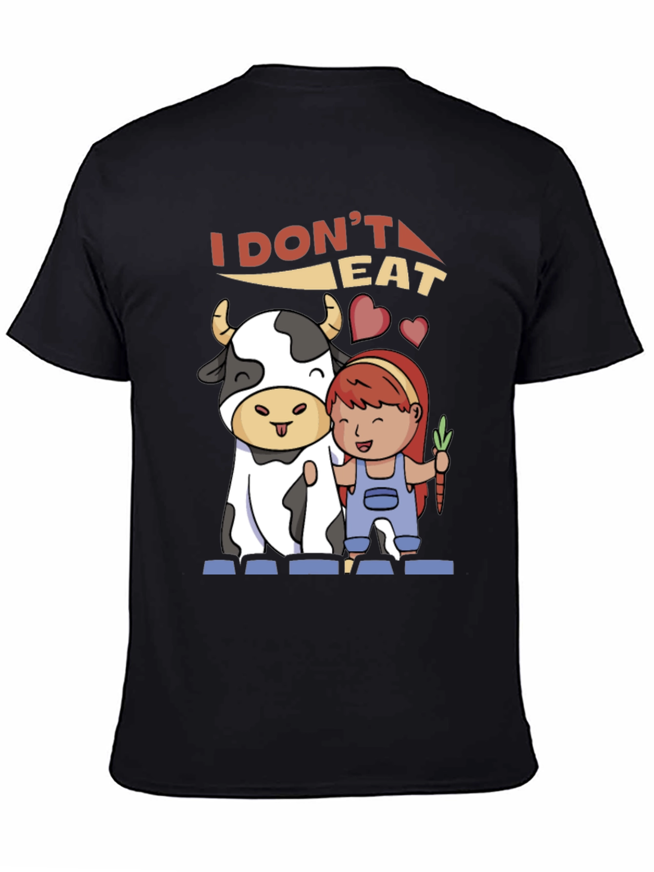 Vegan T-Shirt: I Dont Eat Meat Graphic Tee