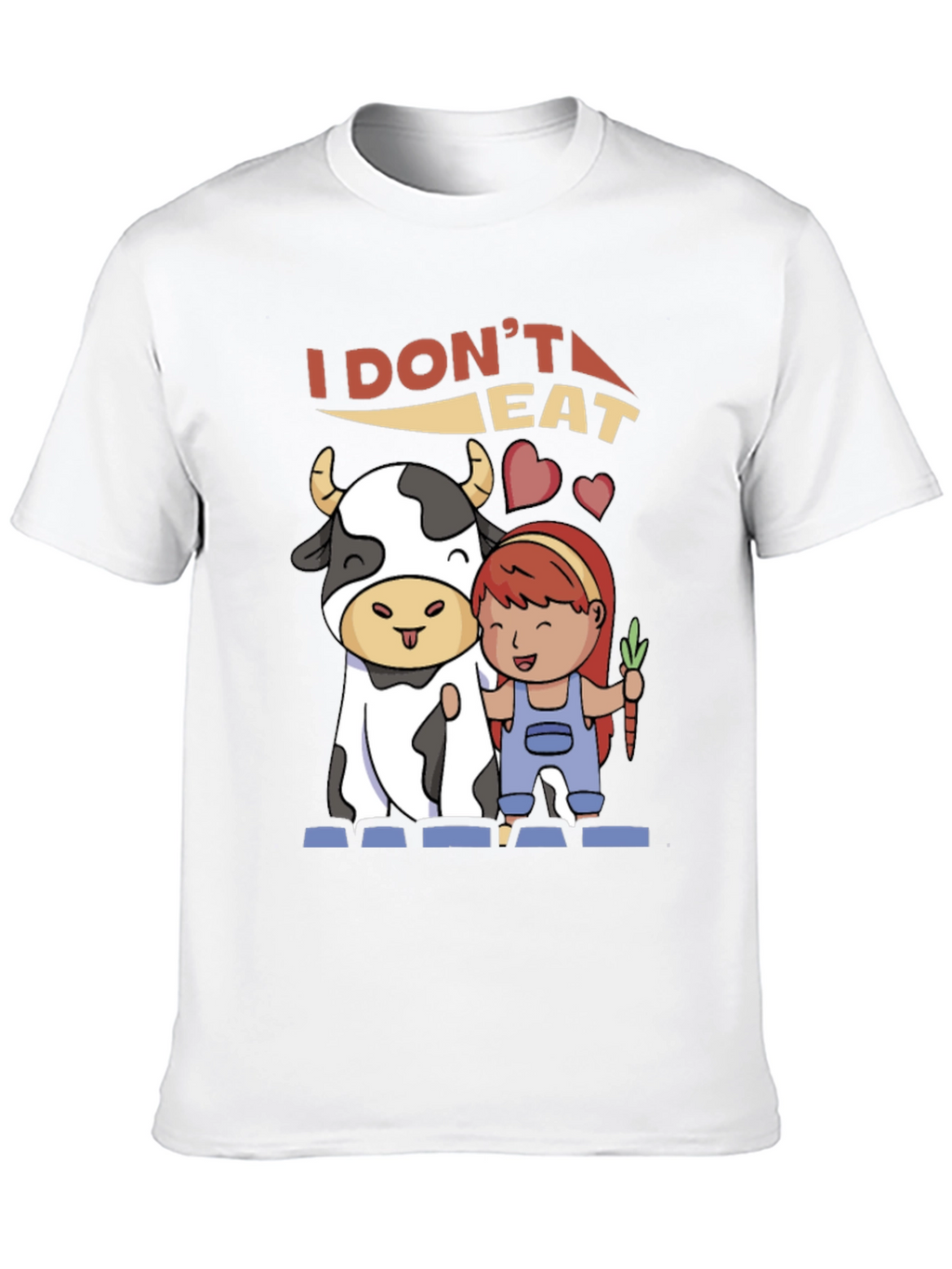 Vegan T-Shirt: I Dont Eat Meat Graphic Tee
