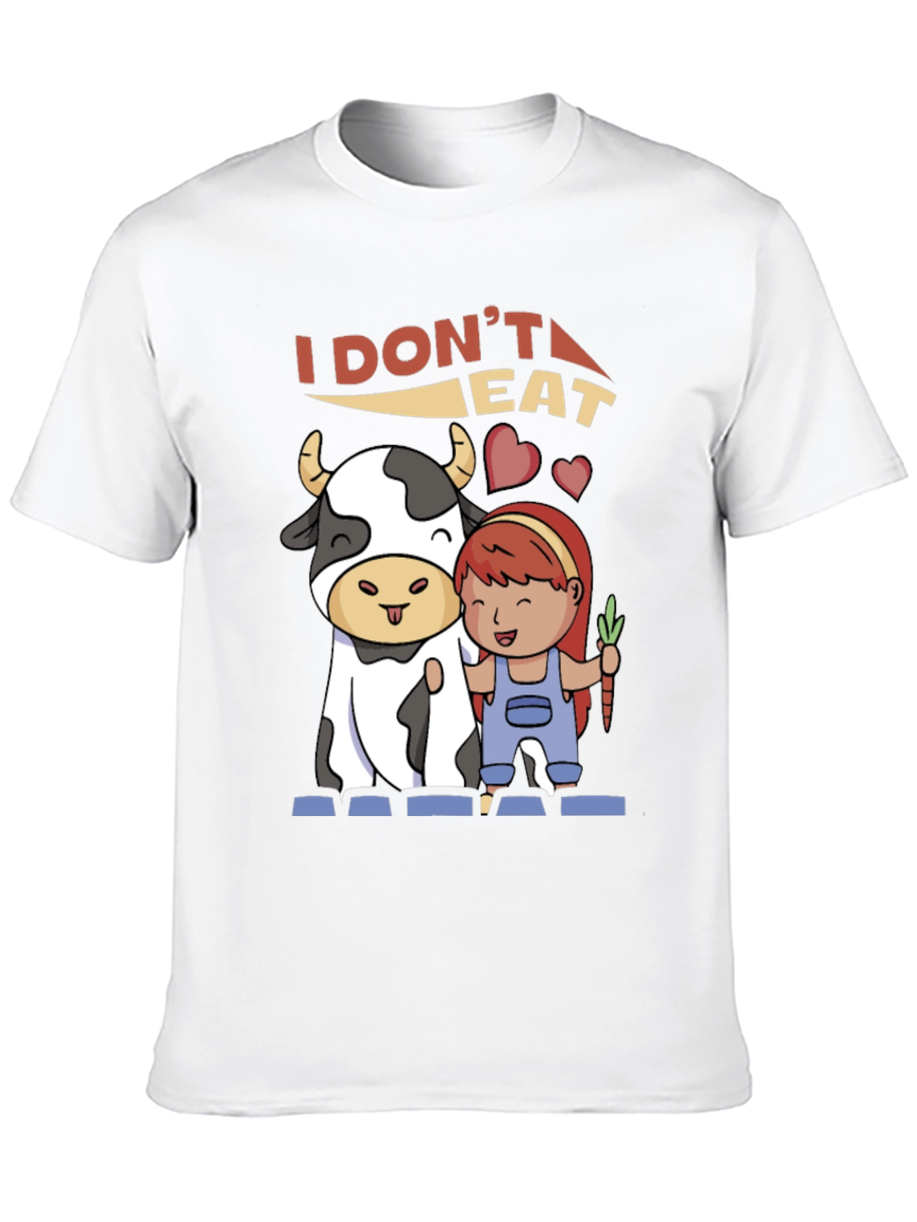 Vegan T-Shirt: I Dont Eat Meat Graphic Tee