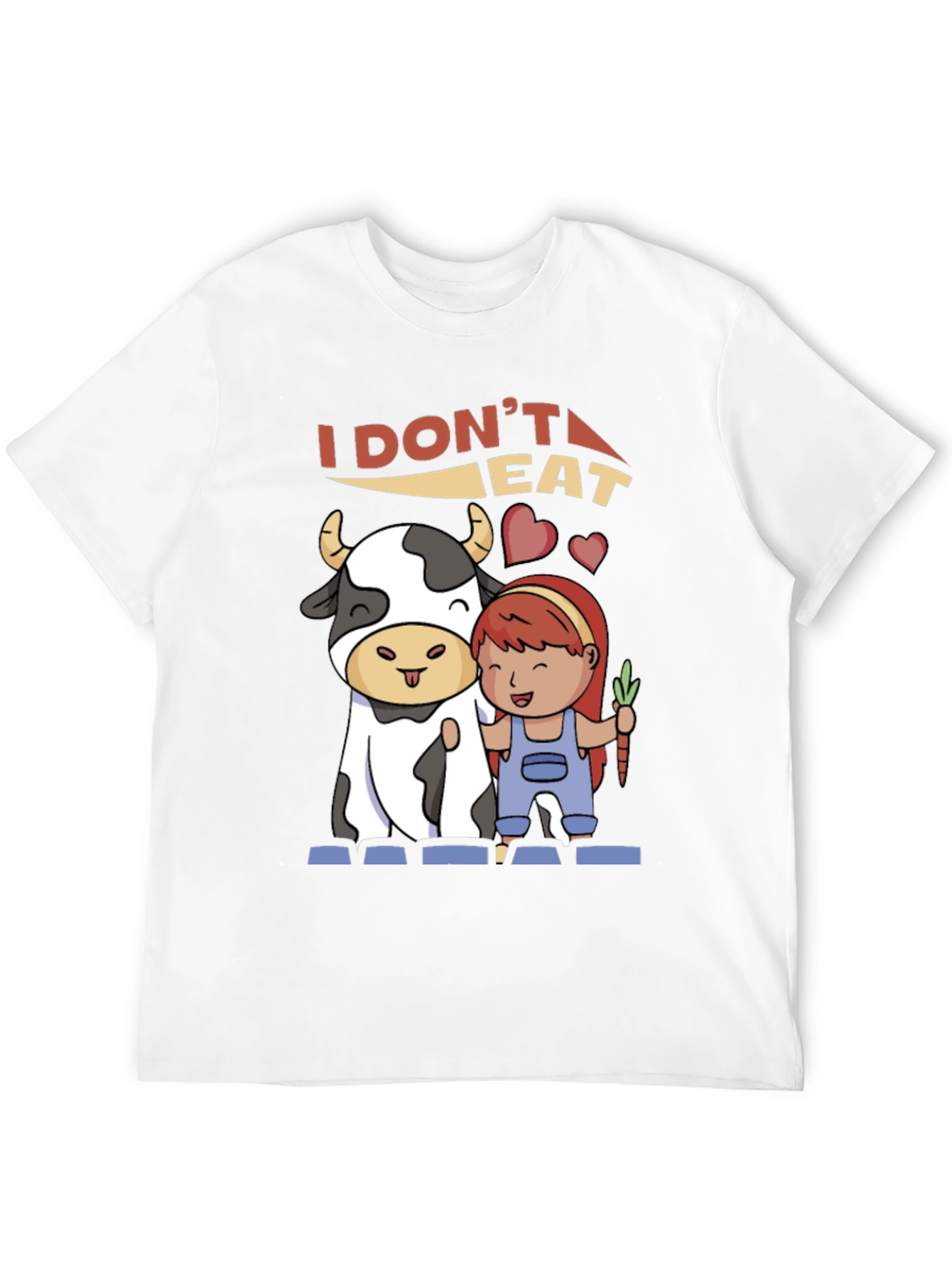 Vegan T-Shirt: I Dont Eat Meat Graphic Tee
