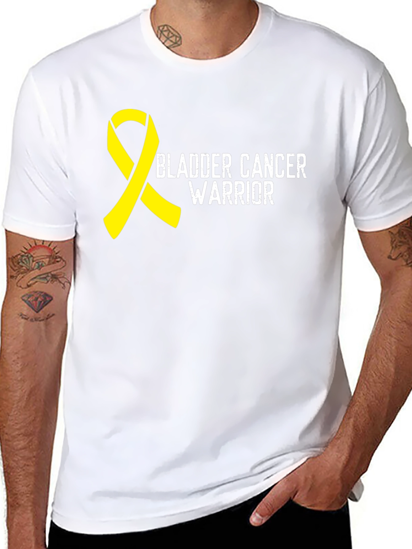Bladder Cancer Warrior Awareness T-Shirt