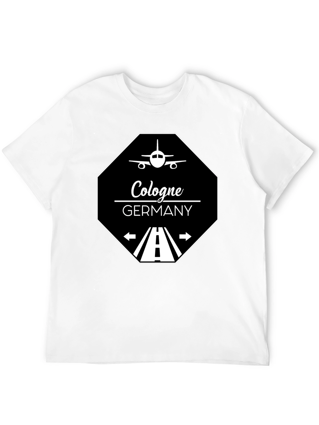 Cologne Germany T-Shirt - Aviation Runway Design
