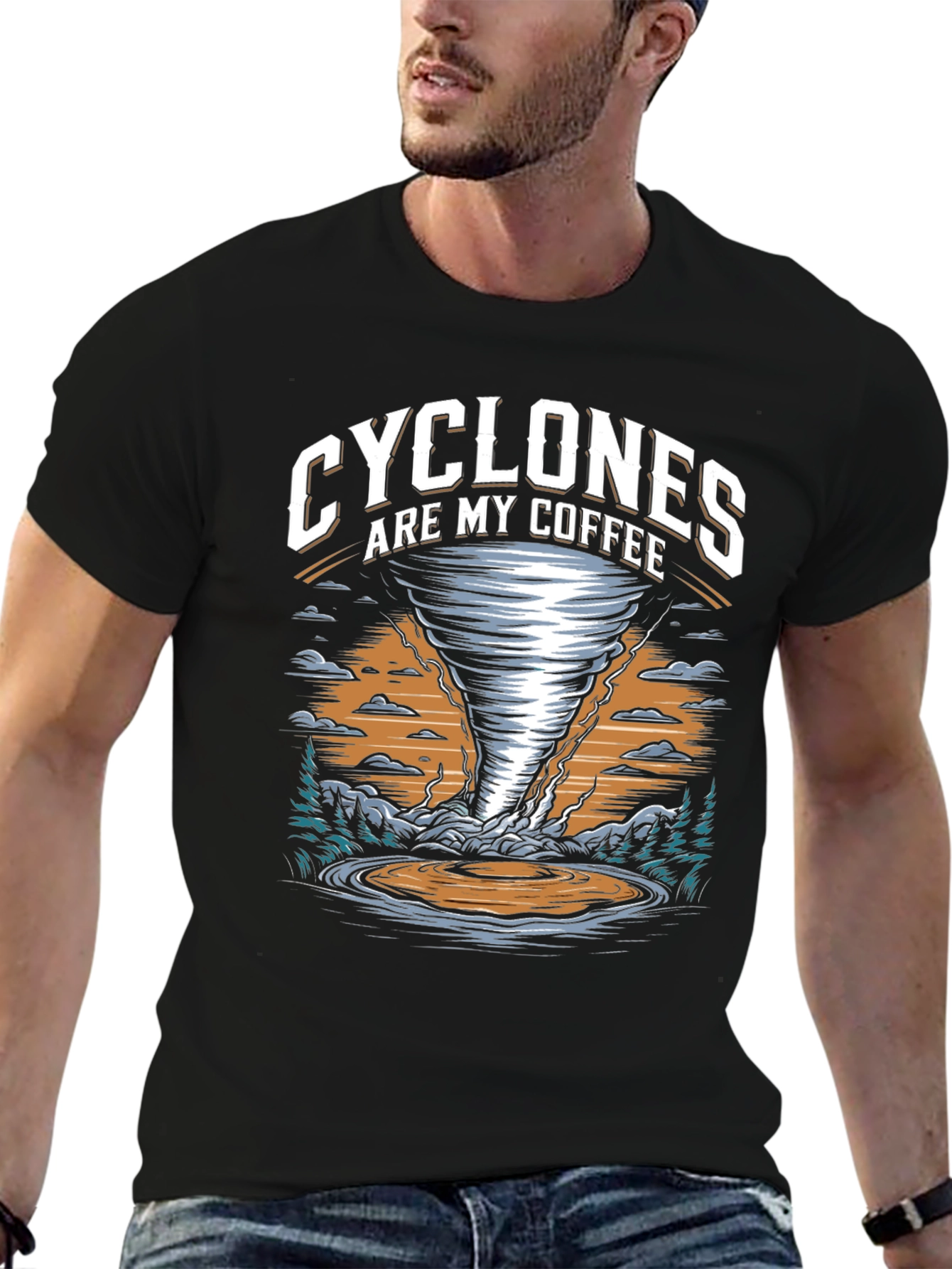 Cyclones Are My Coffee Graphic T-Shirt