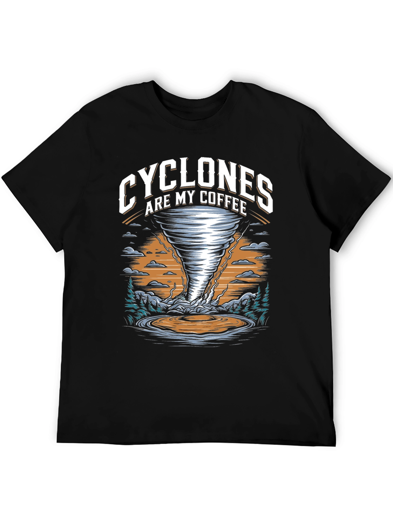 Cyclones Are My Coffee Graphic T-Shirt