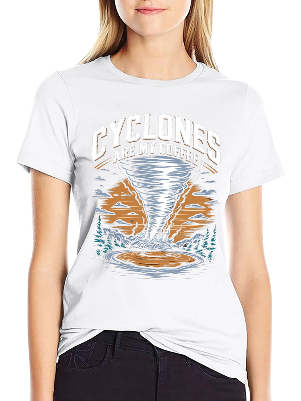 Cyclones Are My Coffee Graphic T-Shirt