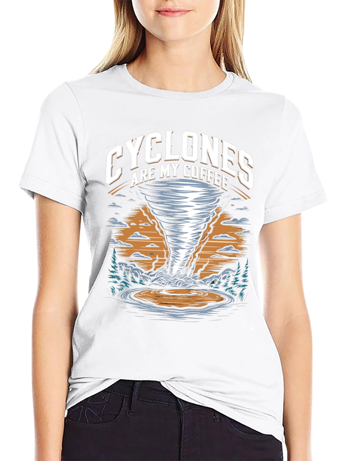 Cyclones Are My Coffee Graphic T-Shirt