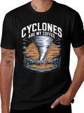 Cyclones Are My Coffee Graphic T-Shirt