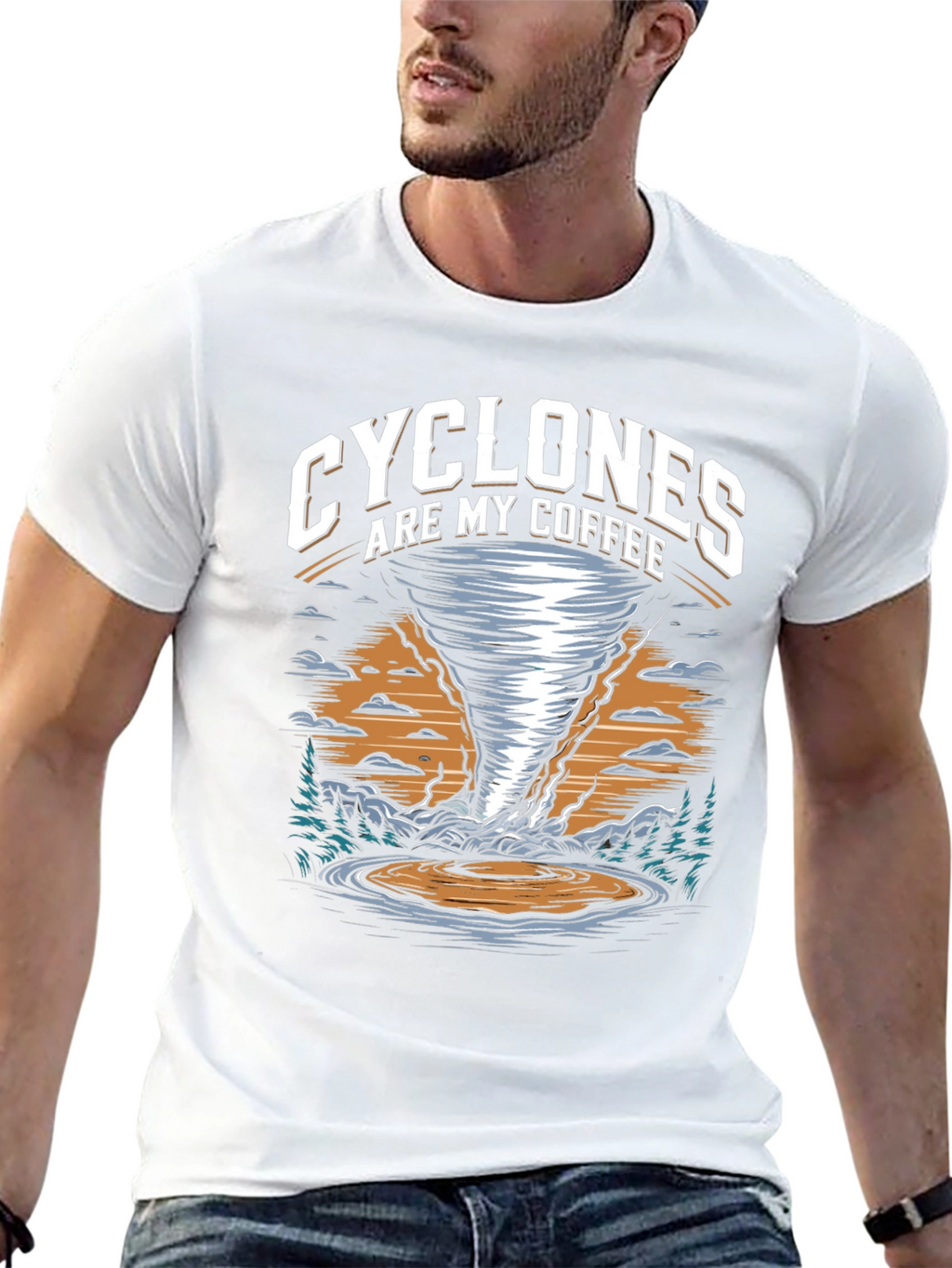 Cyclones Are My Coffee Graphic T-Shirt