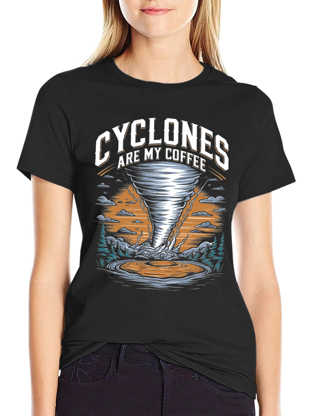 Cyclones Are My Coffee Graphic T-Shirt