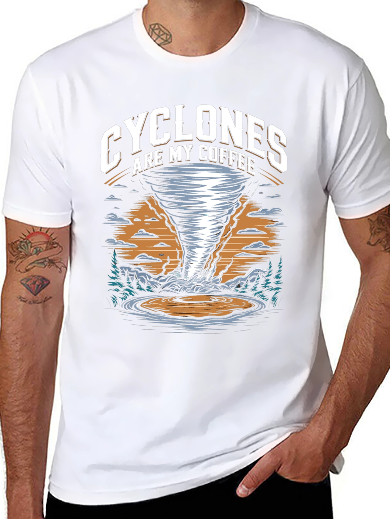 Cyclones Are My Coffee Graphic T-Shirt