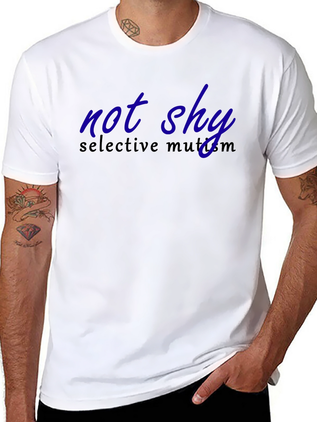 Not Shy Selective Mutism T-Shirt - Adult Unisex