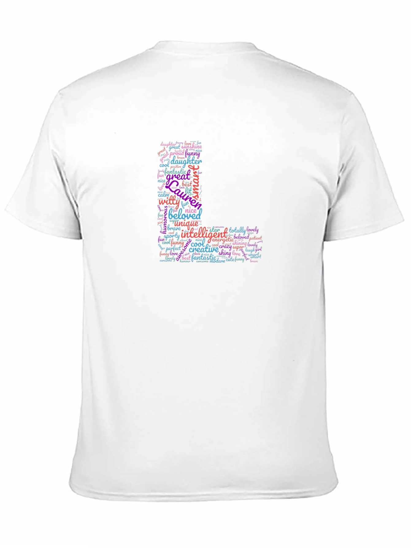 Lauren Word Art Personalized T-Shirt