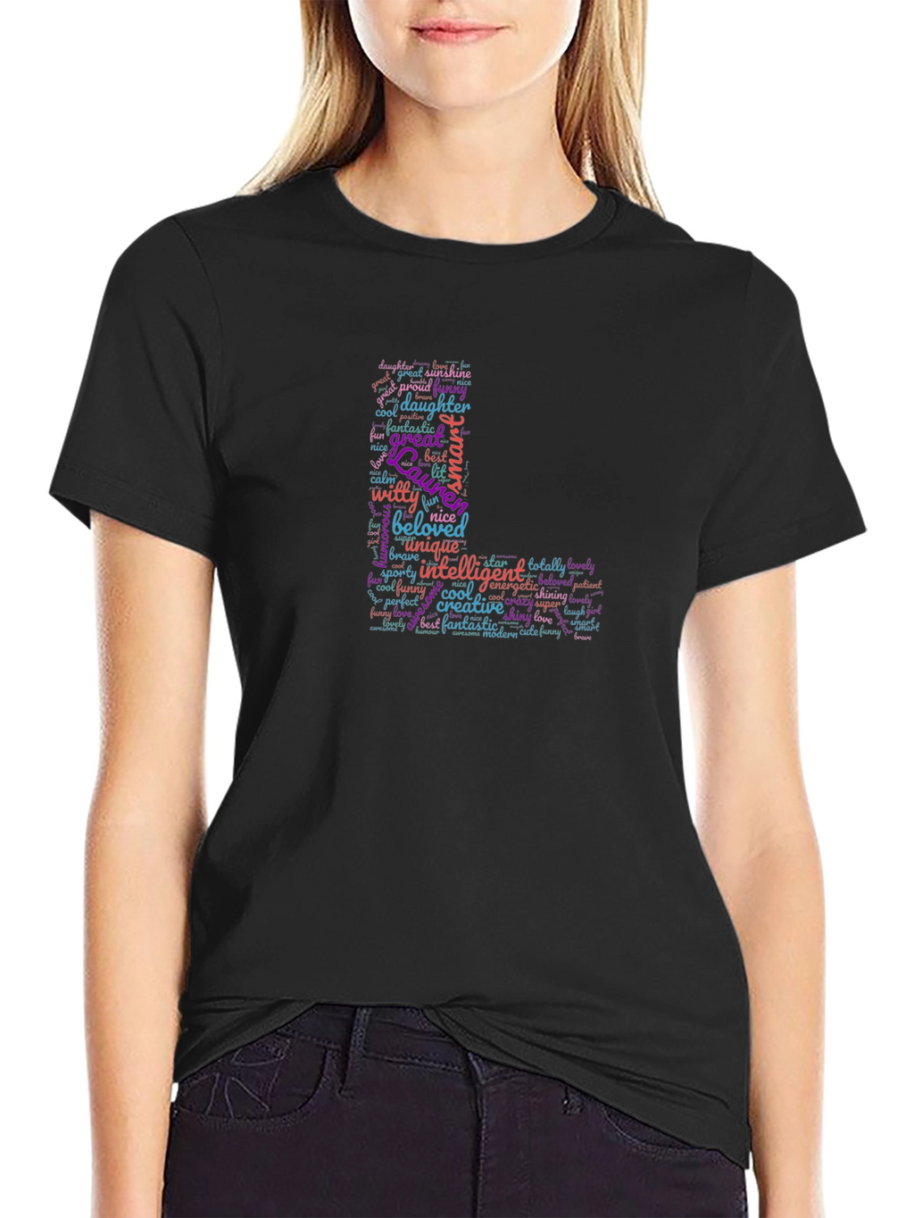 Lauren Word Art Personalized T-Shirt