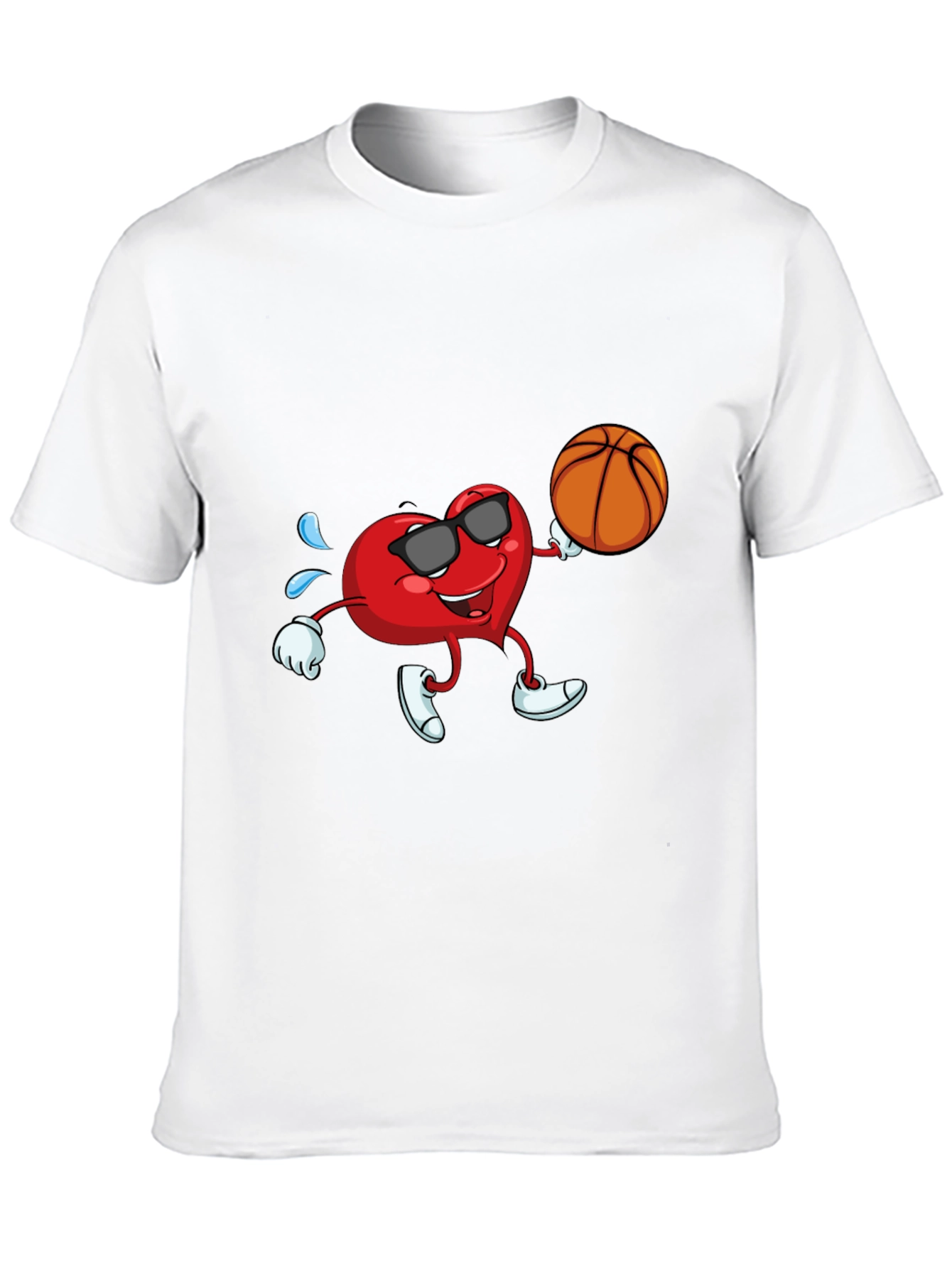 Cool Heart Basketball Graphic Tee