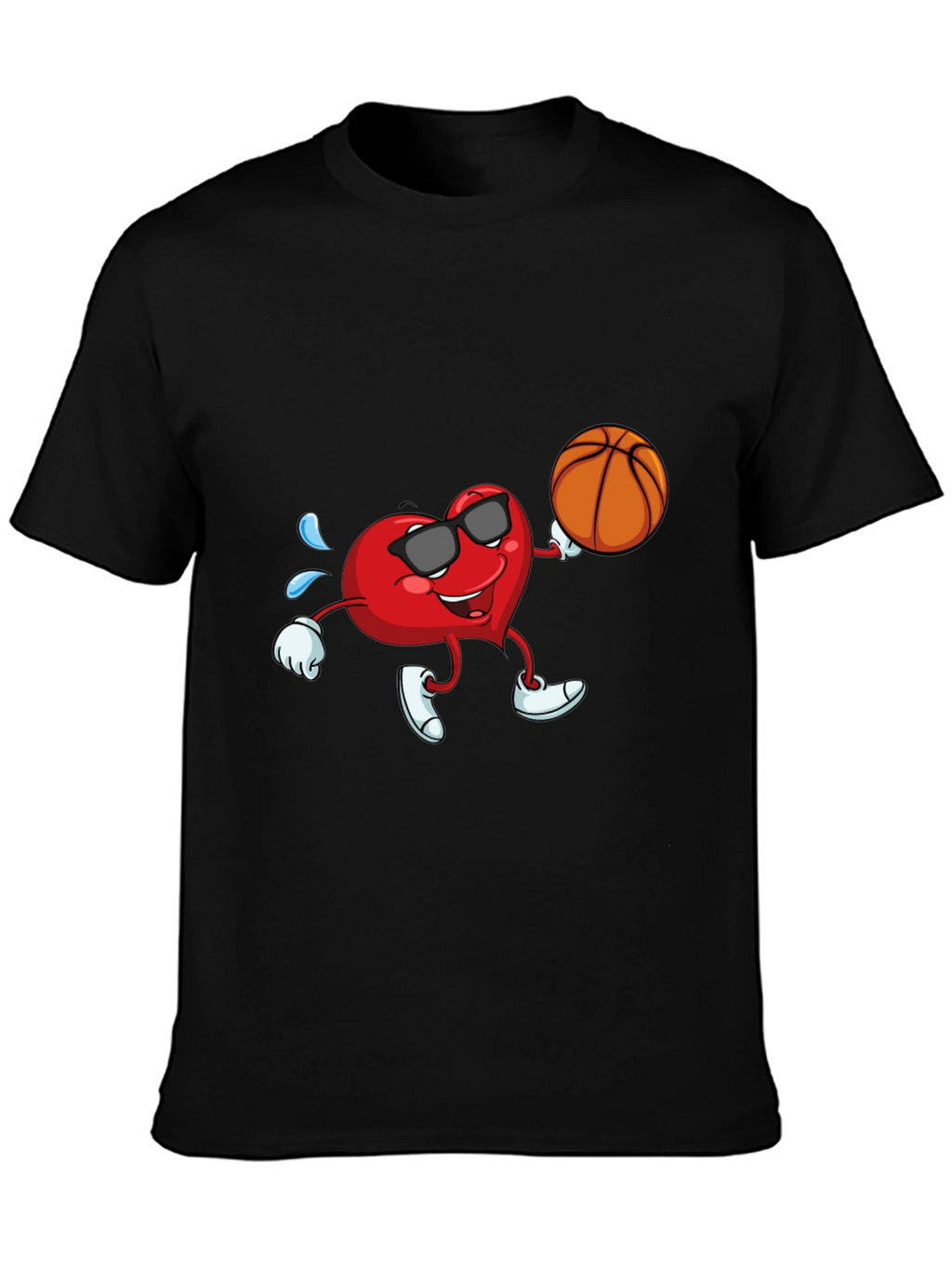 Cool Heart Basketball Graphic Tee