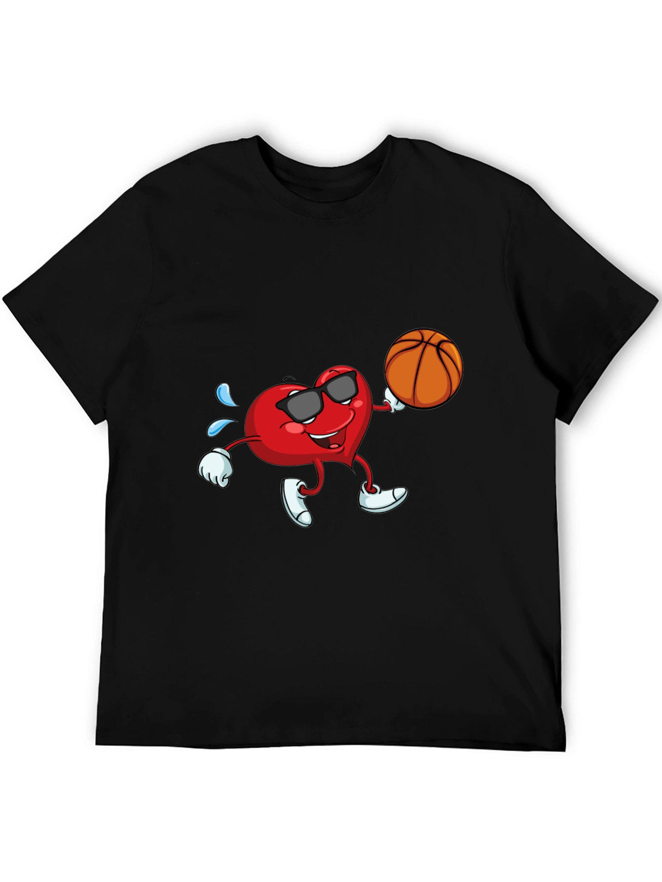 Cool Heart Basketball Graphic Tee