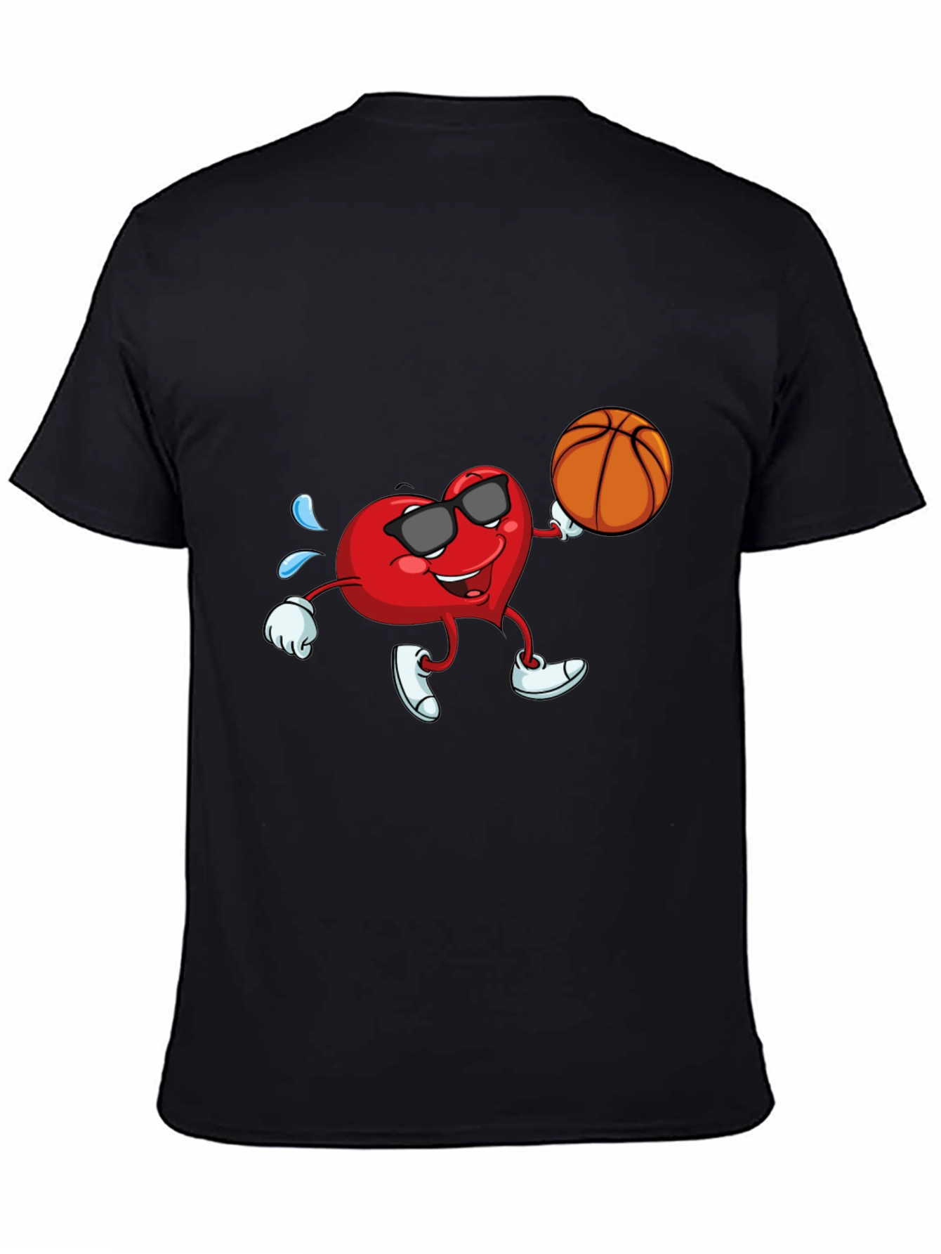 Cool Heart Basketball Graphic Tee