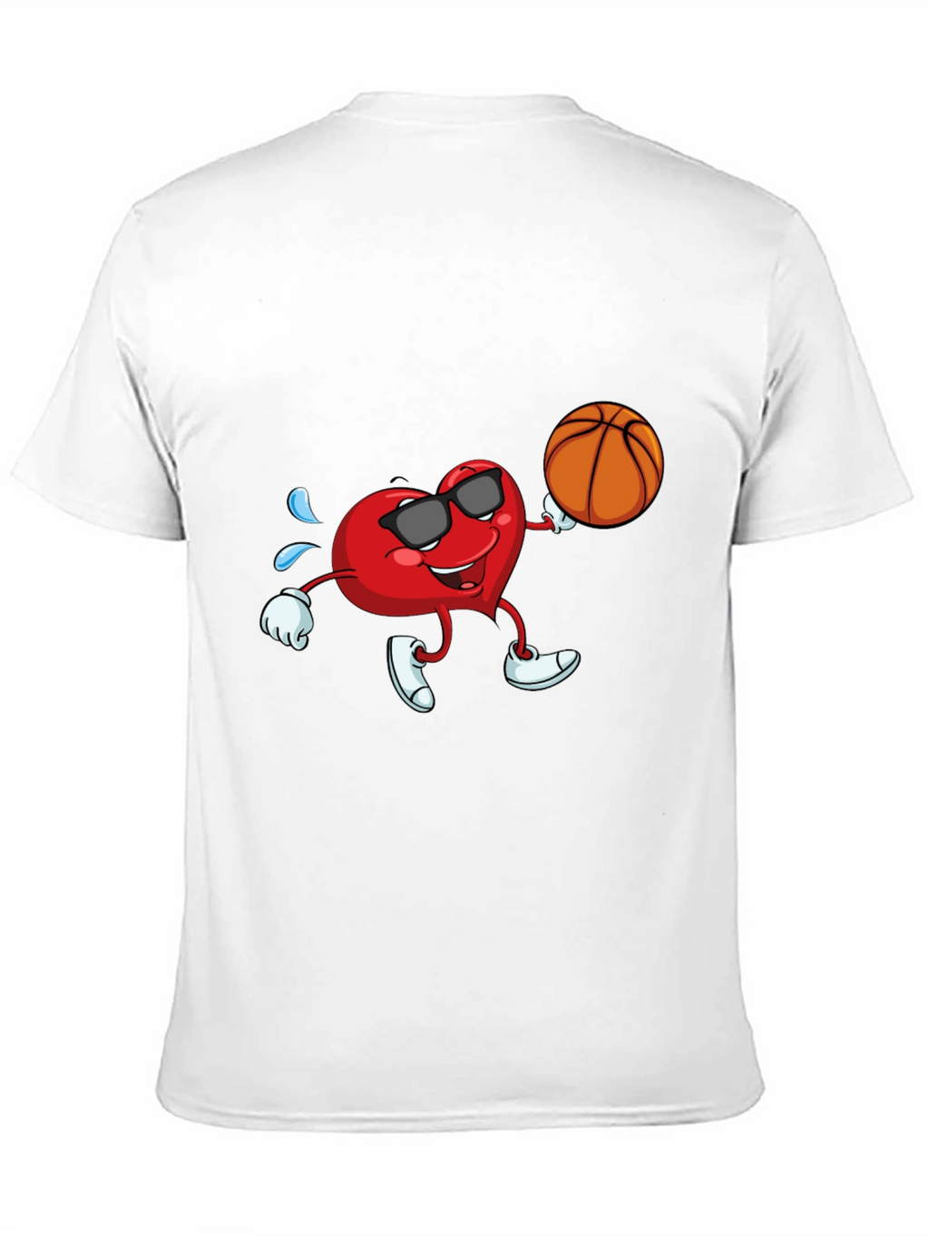 Cool Heart Basketball Graphic Tee