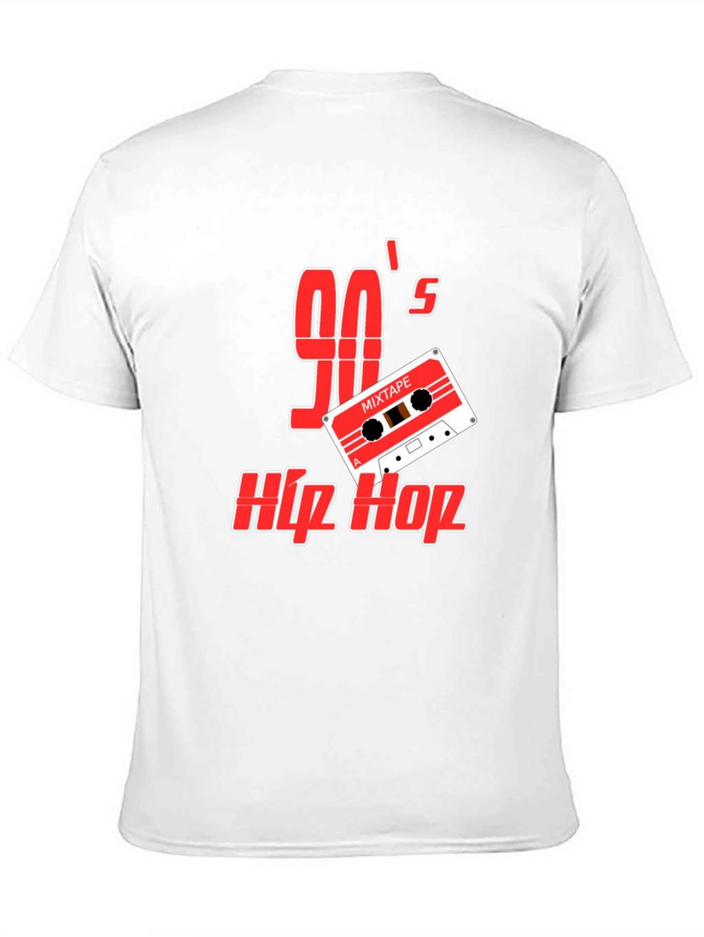 90s Hip Hop Mixtape Graphic Tee - Retro Style