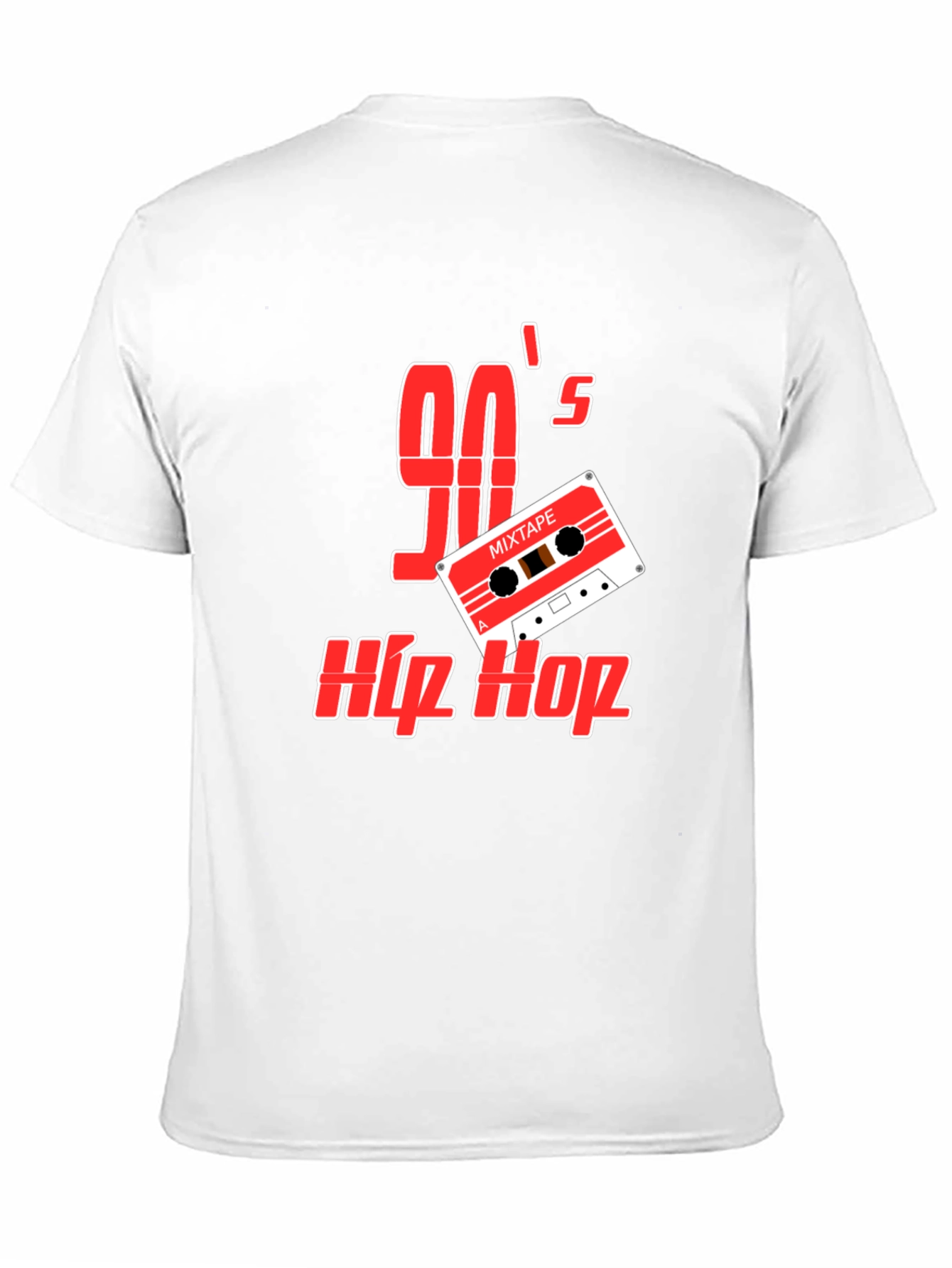 90s Hip Hop Mixtape Graphic Tee - Retro Style