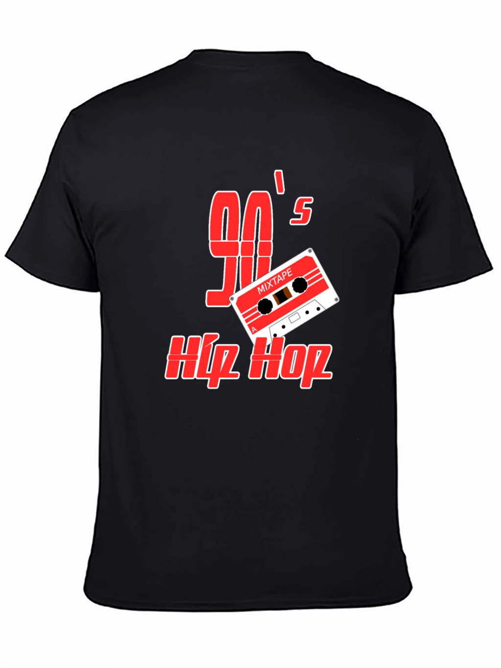 90s Hip Hop Mixtape Graphic Tee - Retro Style