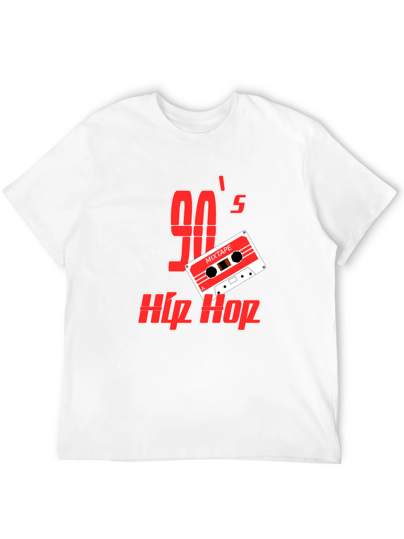 90s Hip Hop Mixtape Graphic Tee - Retro Style