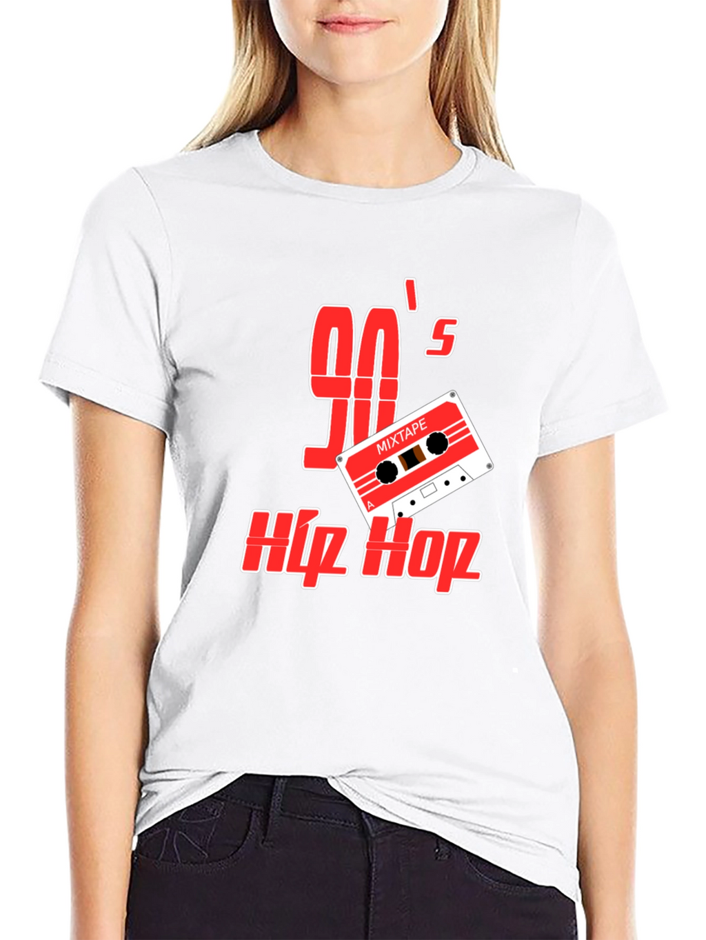 90s Hip Hop Mixtape Graphic Tee - Retro Style