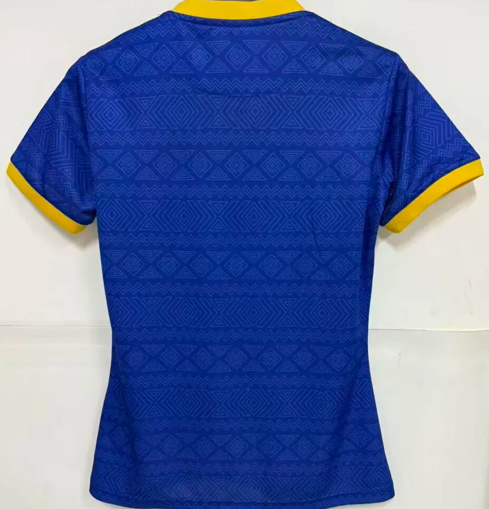2026/27 Brazil Special Edition Blue Women Soccer Jersey 女 Back
