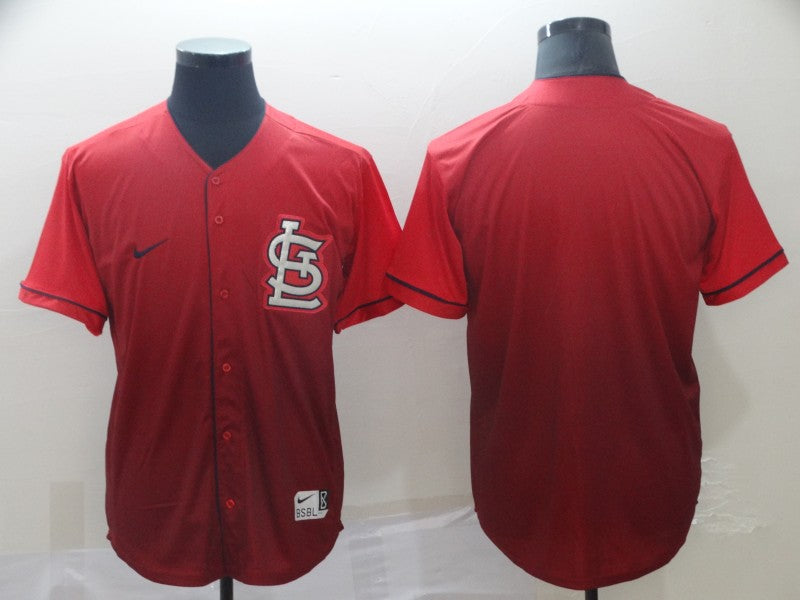 Men's St. Louis Cardinals Red Replica Blank Jerseys