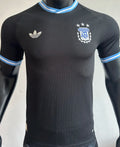2025/26 Argentina Away Black Player Version Jersey Front