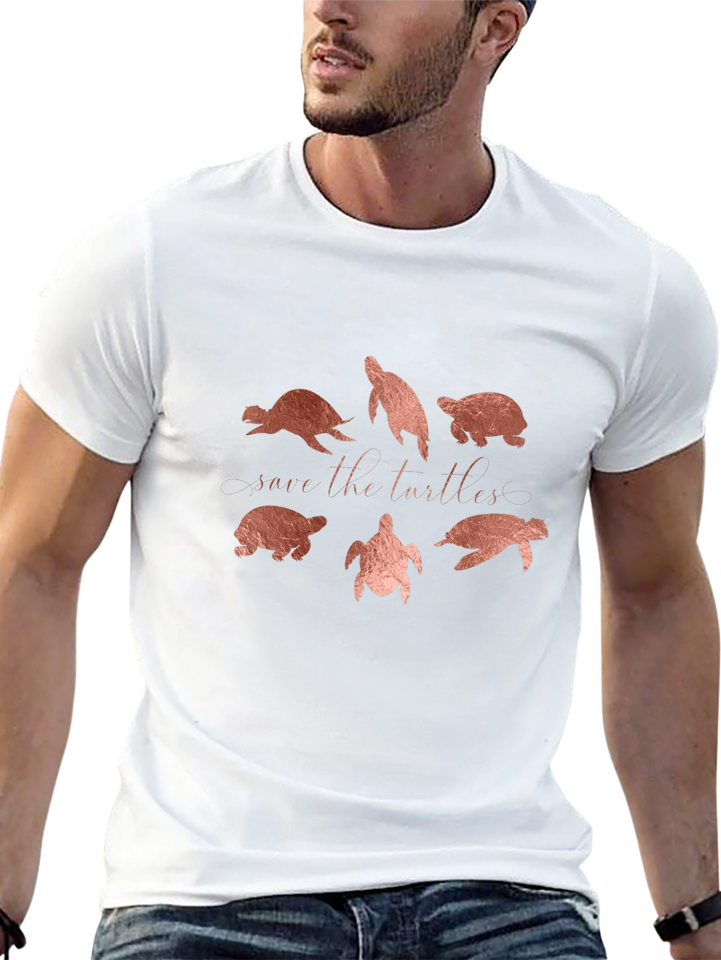 Save the Turtles Graphic Tee - Eco-Friendly Fashion