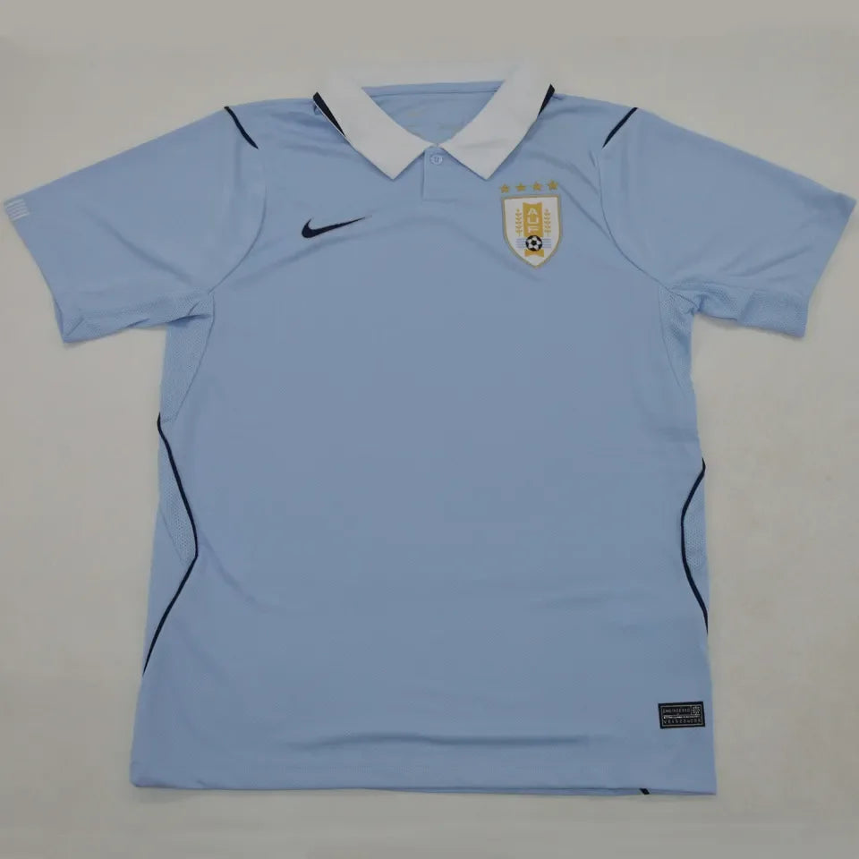 2026/27 Uruguay Home Fans Soccer Jersey Detail 1