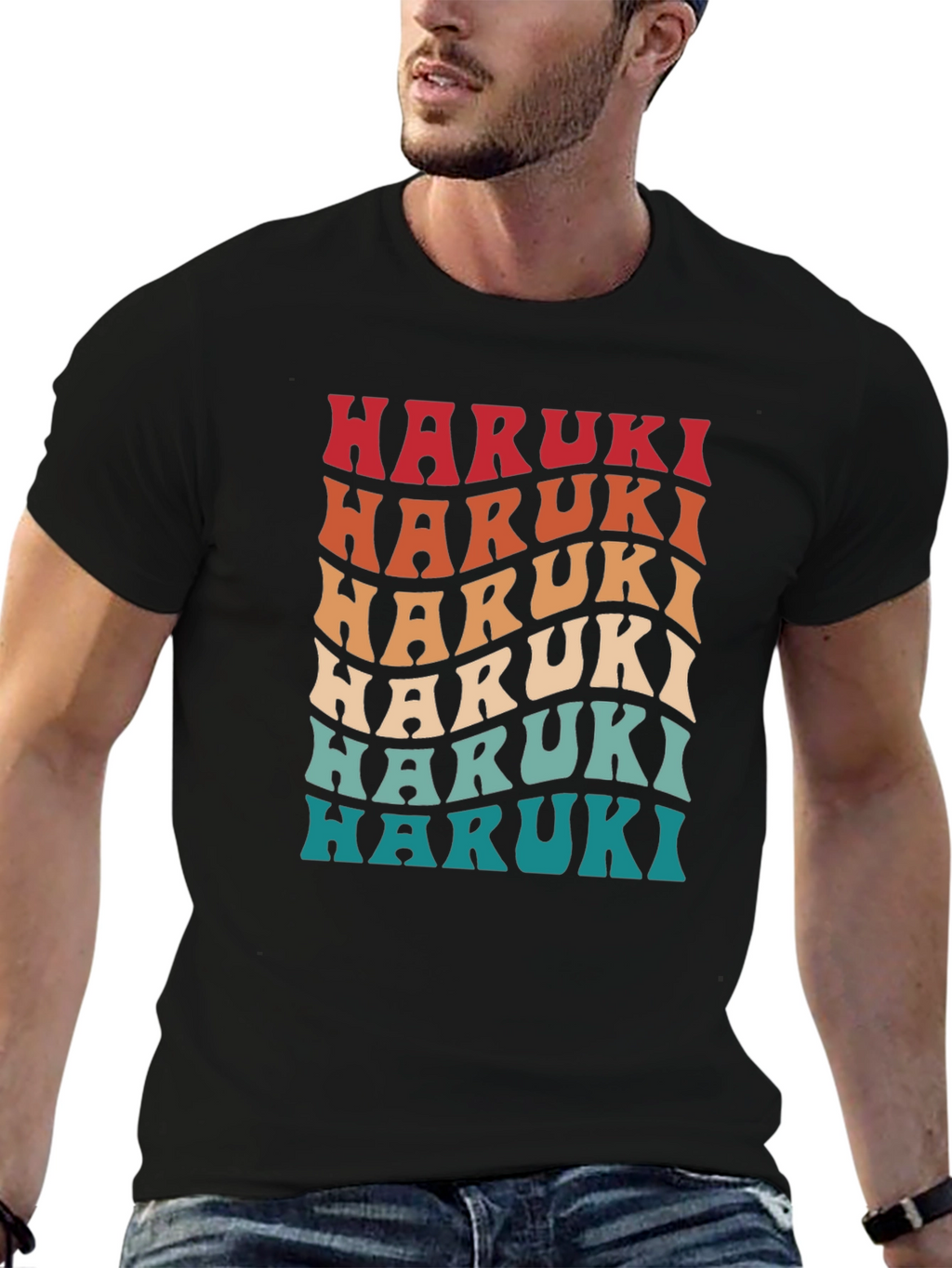 Haruki Retro Wave T-Shirt