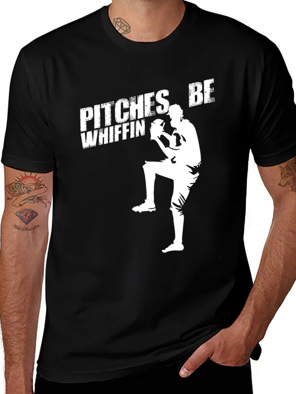Pitches Be Whiffin Baseball T-Shirt