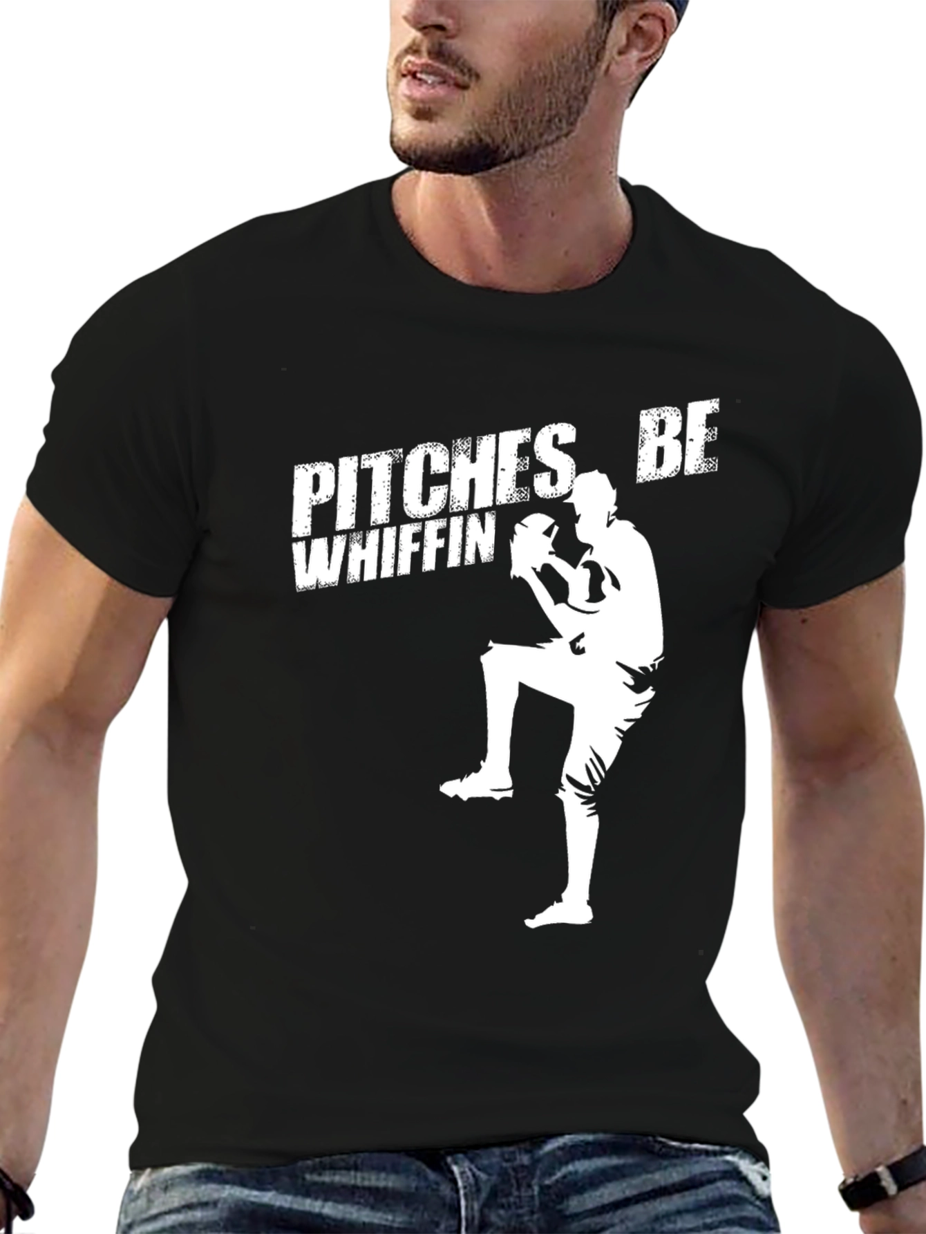 Pitches Be Whiffin Baseball T-Shirt