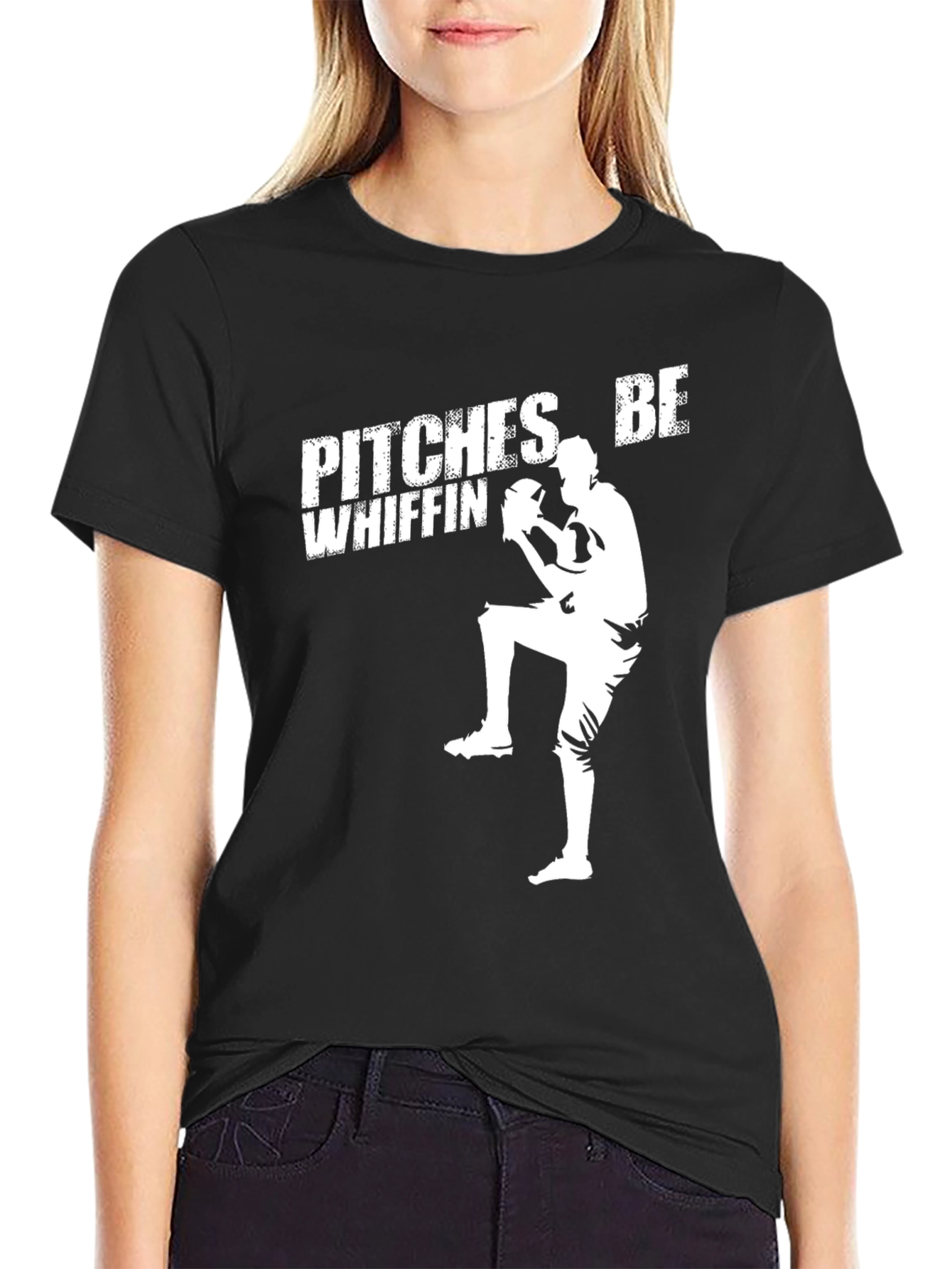 Pitches Be Whiffin Baseball T-Shirt