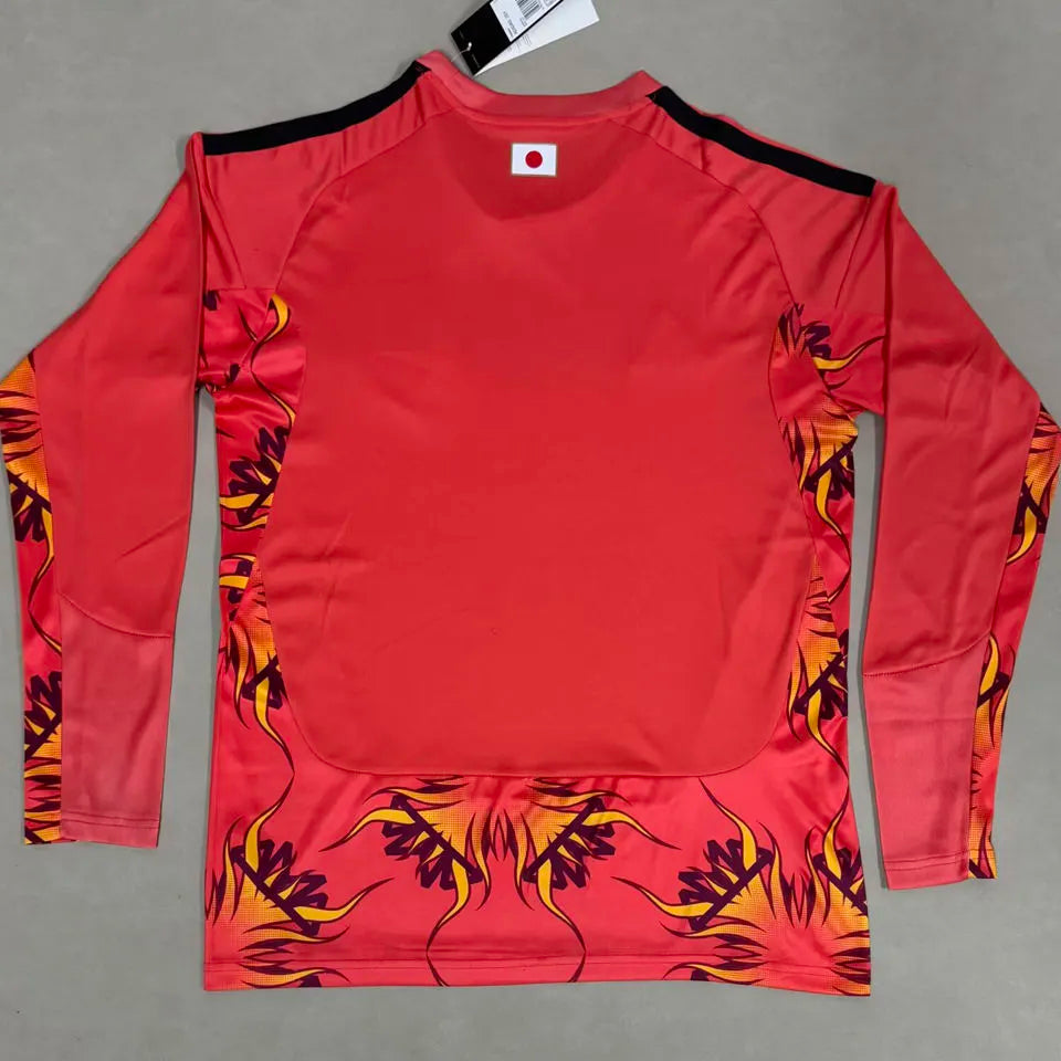 2026/27 Japan GK RedFans Long Sleeve Soccer Jersey Back