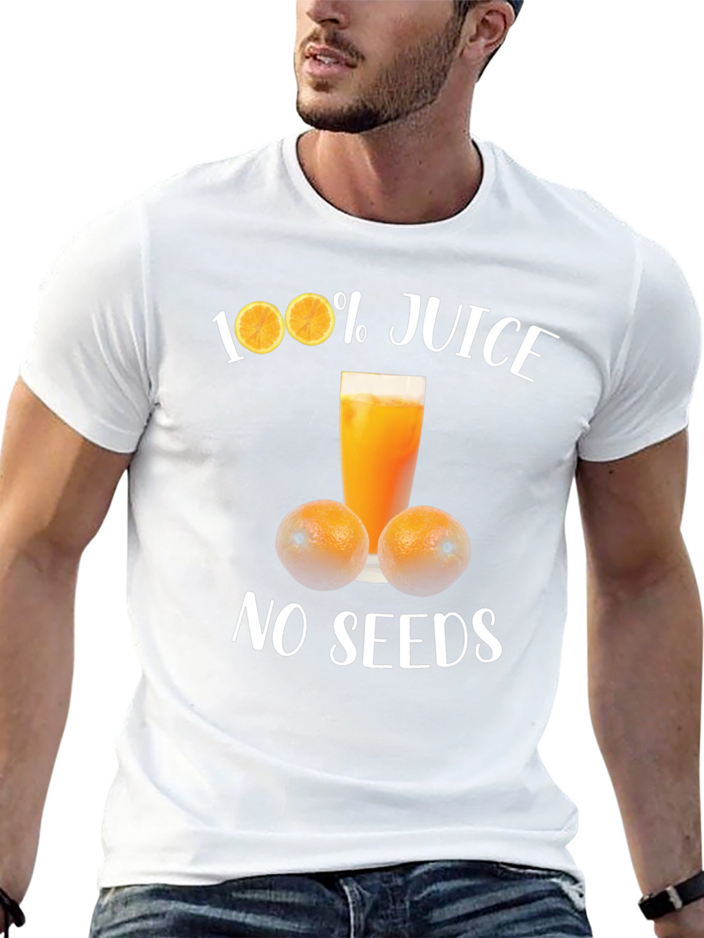 100% Juice No Seeds Graphic T-Shirt