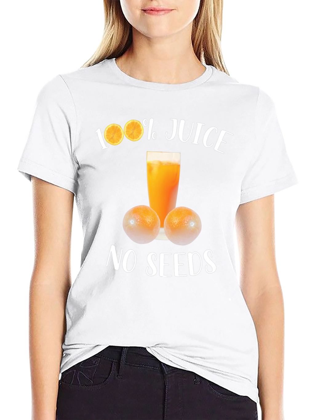 100% Juice No Seeds Graphic T-Shirt