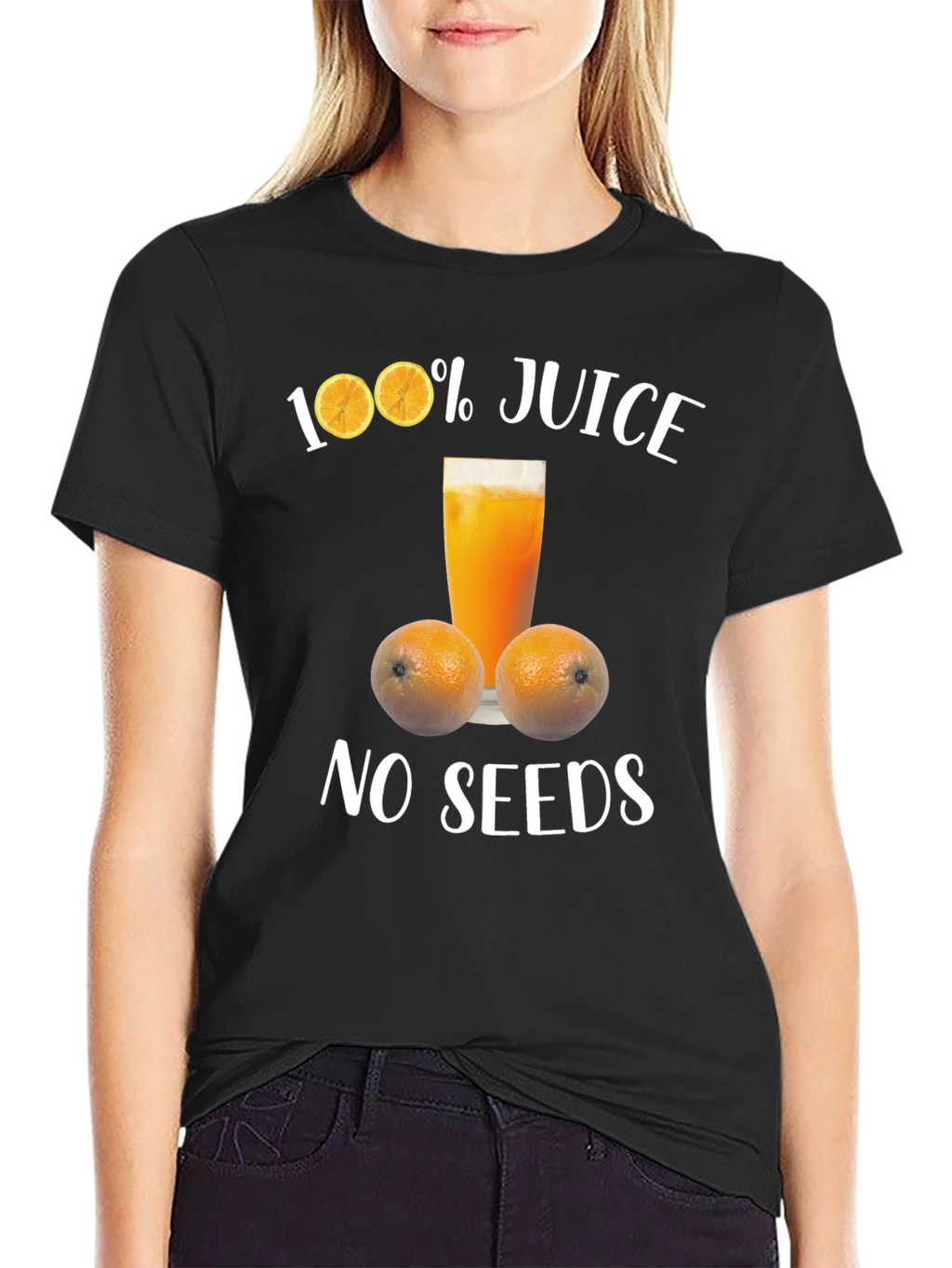 100% Juice No Seeds Graphic T-Shirt