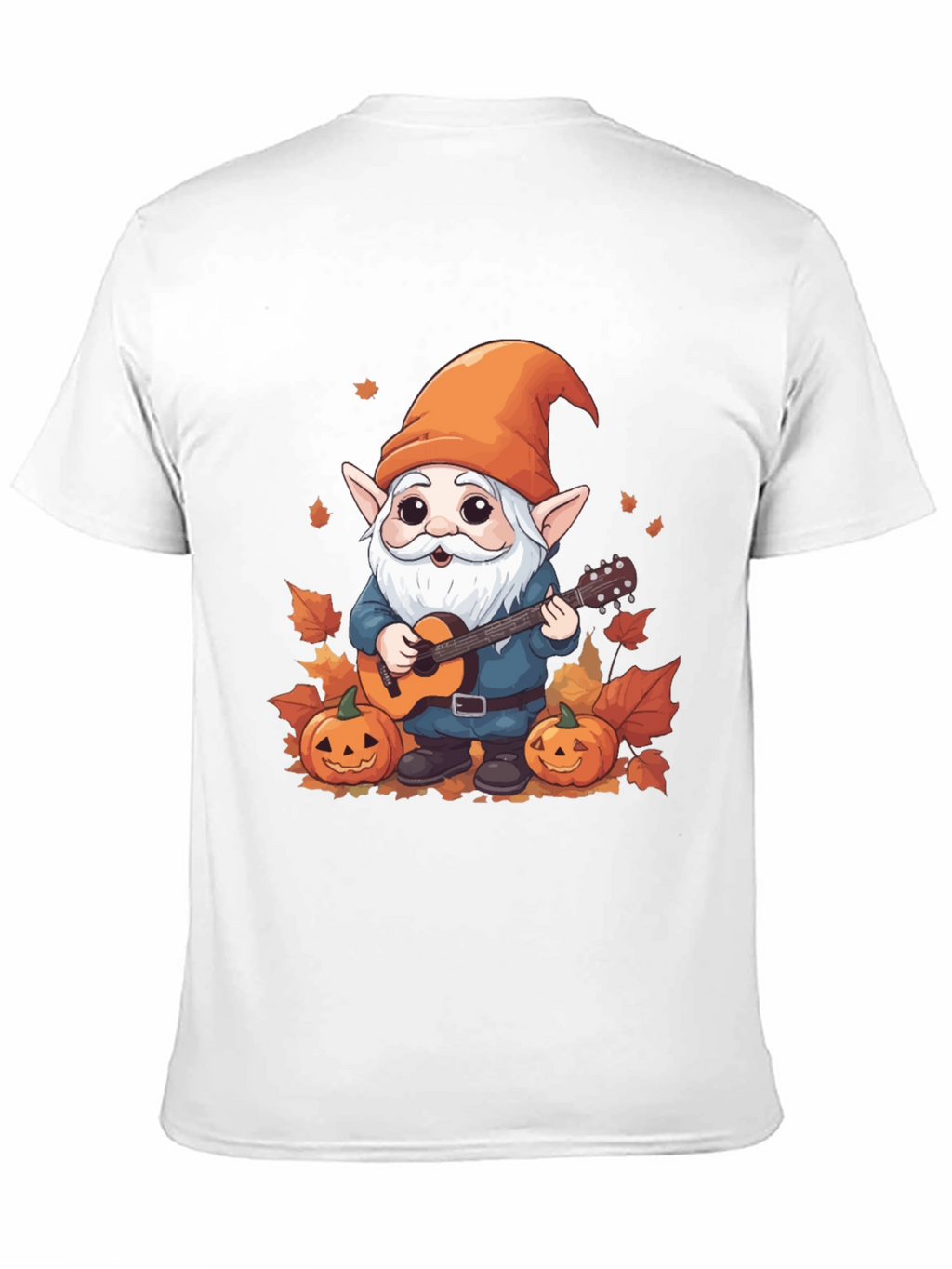 Autumn Gnome Guitarist Graphic Tee